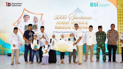 BSI Berbagi: 5.000 Anak Yatim Terima Santunan Serentak di Seluruh Indonesia