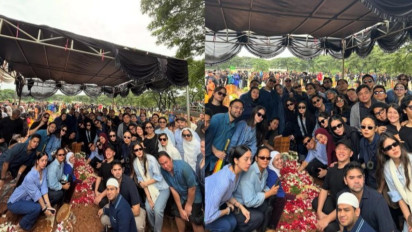 Pemakaman Vidi Aldiano Dipenuhi Warna Biru, Ada Makna Haru di Baliknya
