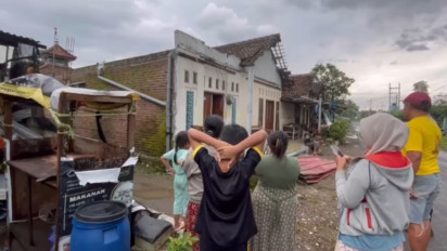 Angin Puting Beliung Terjang Jombang, Belasan Bangunan Rusak