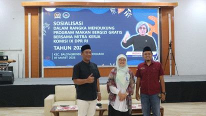 Sosialisasi MBG. Komisi IX DPR RI Sebut MBG sebagai Upaya Pemerintah Siapkan SDM Unggul dan Berdaya Saing