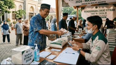 Bayar Zakat Fitrah Boleh pakai QRIS atau Transfer via Bank? Ternyata dalam Islam Hukumnya Seperti ini