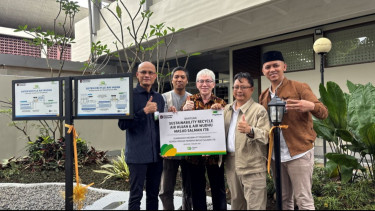 Masjid Salman ITB dan Pegadaian Resmikan Program Keberlanjutan Recycle Air Hujan dan Wudhu