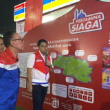 Pastikan Kesiapan BBM Arus Mudik 2026, Komisaris Utama Pertamina Tinjau SPBU Rest Area KM 57