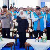 Silaturahmi Ramadan Bareng KSPSI di Jatim, Kapolri Ajak Buruh Bersatu Dukung Upaya Perdamaian Presiden