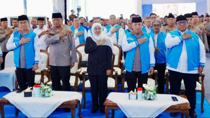 Silaturahmi Ramadan Bareng KSPSI di Jatim, Kapolri Ajak Buruh Bersatu Dukung Upaya Perdamaian Presiden