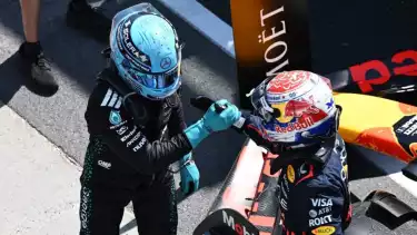 George Russell dan Max Verstappen