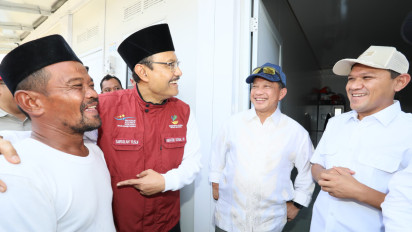 Satgas PRR Kebut Pembangunan Huntara hingga Pengungsi Tenda Habis Sebelum Lebaram, DTH Cair Juga 100 Persen