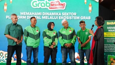 Cair! 400 Ribuan Mitra Grab Terima BHR hingga Rp1,6 Juta per Driver, Anggaran Tembus Rp110 Miliar