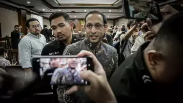Berita Foto: Nadiem Makarim Jadi Saksi Mahkota Kasus Korupsi Chromebook
