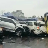 Rem Blong Sebabkan Tujuh Mobil Kecelakaan Beruntun di Tol JORR, Dua Orang Luka-luka