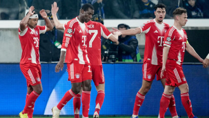 Dominasi Tanpa Ampun! Bayern Munich Permalukan Atalanta 6-1 di Bergamo