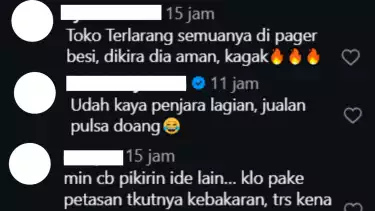 Komentar netizen terhadap video viral warga yang melempari petasan ke terduga penjual tramadol