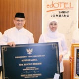 Gubernur Khofifah Kagumi edOTEL SMKN 1 Jombang Terbaik di Jatim, Dorong Segera Jadi BLUD
