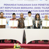 Mendagri Tandatangani SKB 7 Menteri tentang Pedoman Pemanfaatan Teknologi Digital dan Kecerdasan Artifisial