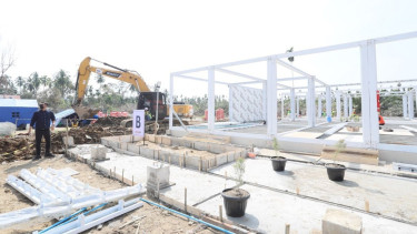 Mendekati Lebaran, Satgas PRR Tuntaskan 81 Persen Target Pembangunan Huntara di Sumatera-Aceh