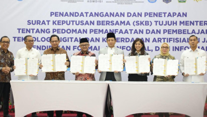 Pemerintah Terbitkan SKB 7 Menteri soal AI di Pendidikan, Soroti Risiko bagi Anak