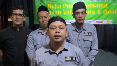 Momentum Ramadan, IJTI Korwil Tangsel Gelar Kegiatan Berbagi ke Masyarakat Mmembutuhkan