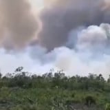 Kabut Asap Karhutla Tutupi Jalan Lintas Riau-Sumut, Pemudik Keluhkan Jarak Pandang