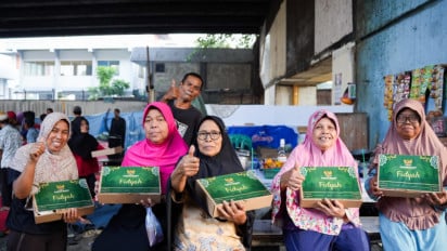 BAZNAS BAZIS DKI Jakarta Salurkan Fidyah Berupa 2.000 Porsi Makanan Pada Bulan Ramadhan