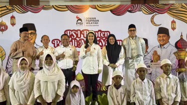 Jalin Silahturahmi, DPW PSI Banten Santuni Ratusan Anak Yatim Piatu