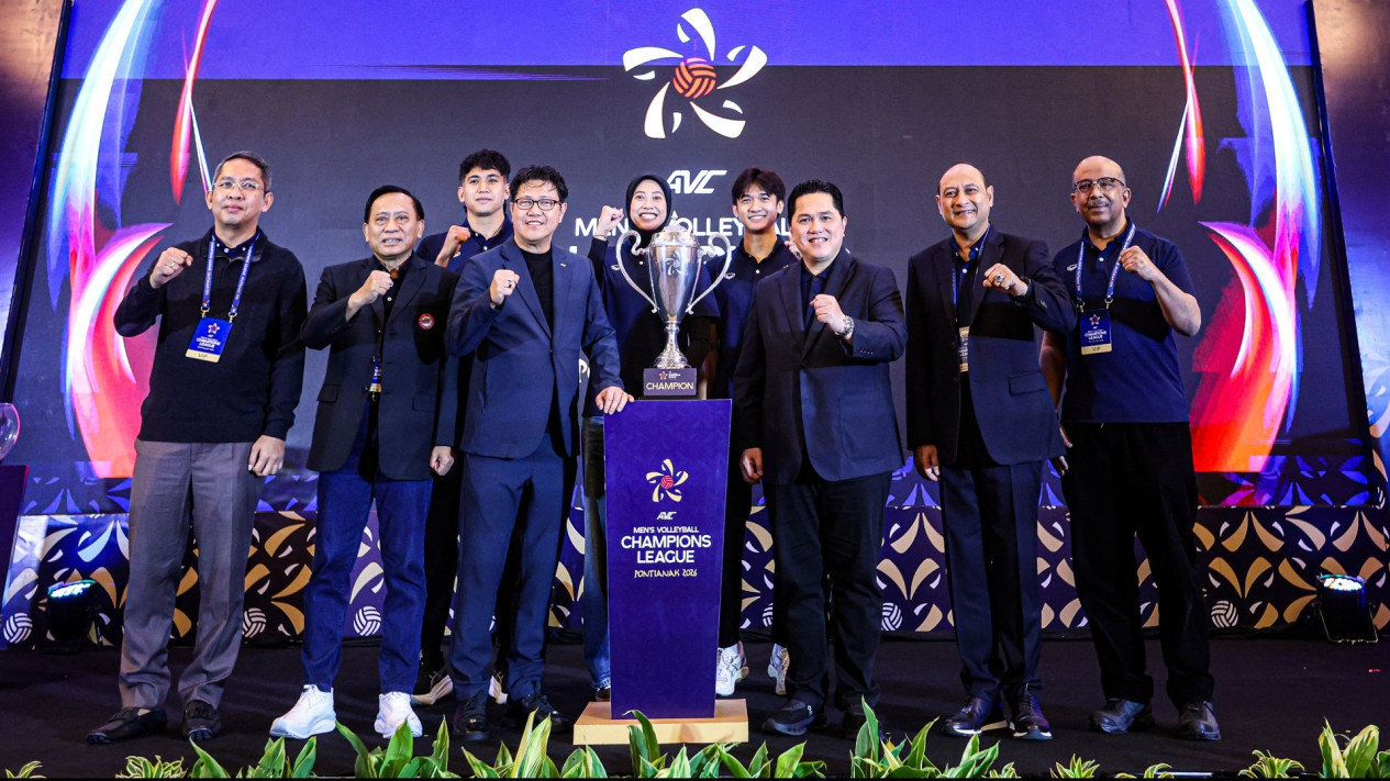 Hasil Undian Pool AVC Men's Champions League Pontianak 2026 Ditentukan, 2 Wakil Indonesia Unjuk Gigi di Level Asia
            - galeri foto