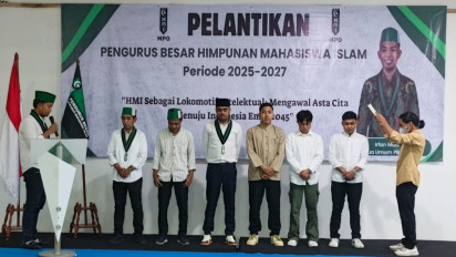 PB HMI MPO Lantik Kepengurusan Periode 2025-2027