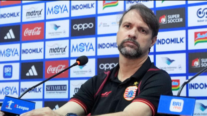 Persija Jakarta Kembali Gagal Perkecil Jarak dengan Persib Bandung, Jakmania Minta Pelatih Mauricio Souza Angkat Kaki