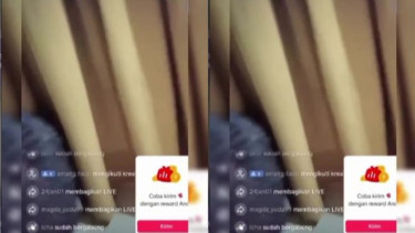 Kades Bercumbu Bareng Cewek Sambil Live TikTok Dintonton Ratusan Orang, Terdengar Suara Desahan