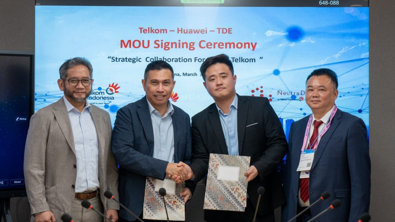 Telkom Gandeng Huawei di MWC Barcelona, Perkuat Data Center dan Infrastruktur Digital Indonesia
            - galeri foto
