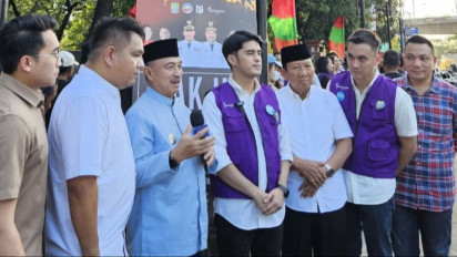Wujud Toleransi, Pemkot Bekasi dan Organisasi Pemuda Gelar Kegiatan Berbagi Takjil di Ramadan 2026