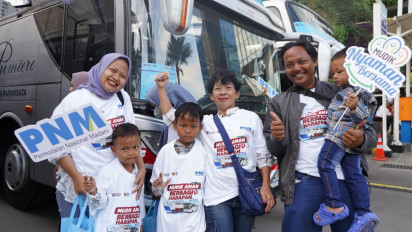 Mudik Nyaman Bersama BUMN, PNM Fasilitasi Ratusan Peserta Mudik Lebaran 2026 Tanpa Cemas Ongkos
