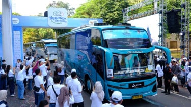 Peruri Berangkatkan 500 Pemudik dalam Program Mudik Nyaman Bersama BUMN