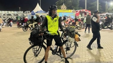 Kisah Luar Biasa Verri Sanovri: Pria 50 Tahun Mudik Serpong-Palembang Pakai Sepeda Sejak 2018
