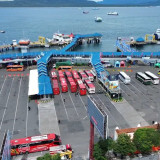 Jelang Nyepi di Bali, Antrean Kendaraan di Pelabuhan Ketapang Menurun