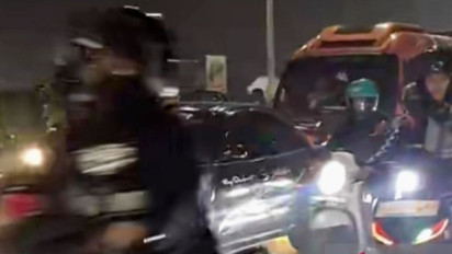 H-3 Lebaran: Jalur Arteri Karawang Disesaki Ribuan Pemudik Motor hingga Larut Malam