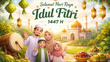 10 Ucapan Selamat Hari Raya Idul Fitri 1447 H yang Menyentuh Hati, Cocok untuk Caption Media Sosial