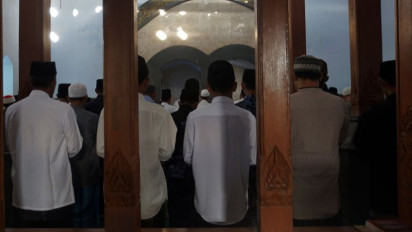 Jemaah Al Mudhlor di Desa Wates Tulungagung Gelar Shalat Id Lewih Awal