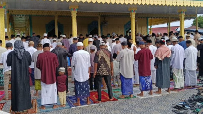 Warga Negeri Hila Maluku Tengah Rayakan Lebaran Hari Ini