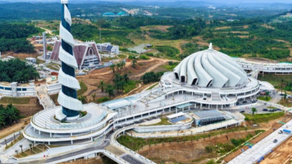 Bakal Digunakan Perdana untuk Shalat Id, Masjid IKN Terus Berbenah