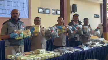 Polres Jakpus Ringkus Pria Pengedar Narkoba Jaringan Medan-Jakarta, Sita Sabu 26,7 Kilogram dan 900 Catridge Etomidate