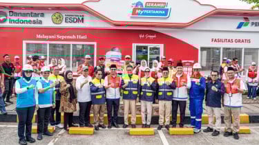 Wamen ESDM Kunjungi Rest Area 379 A Batang-Semarang, Pastikan Stok BBM Aman Selama Mudik