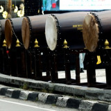 Berita Foto: Pemprov DKI Hadirkan "Eid Mubarak Jakarta, Rhythm of Fountain" di Bundaran HI