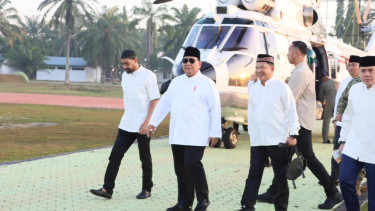 Kasatgas PRR Dampingi Presiden Prabowo Rayakan Idulfitri Bersama Masyarakat di Aceh Tamiang