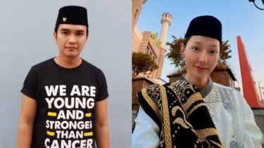 Lucinta Luna Lebaran di Korea Berdandan Laki-laki sampai Pakai Sarung dan Kopiah, Begini Reaksi Aldi Taher