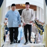 Sarat Makna! Ini yang Dibahas Prabowo, Jokowi dan SBY Saat Halal Bihalal di Istana