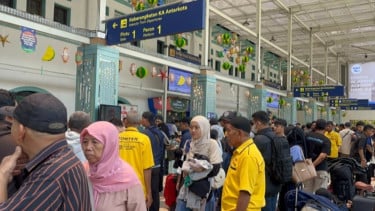 Arus Balik Lebaran Memuncak Hari Ini, 221 Ribu Penumpang KA Jarak Jauh Siap Berangkat