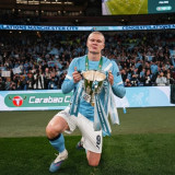 Bawa Manchester City Juara Piala EFL Usai Kalahkan Arsenal di Final, Erling Haaland: Alhamdulillah