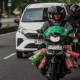 Berita Foto: Arus Balik Motor Mulai Padati Kalimalang, Lalu Lintas Ramai Lancar