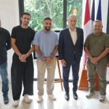 2 Pemain Persib Temui Duta Besar Prancis untuk Indonesia