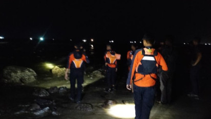 Remaja 16 Tahun Hilang Ditelan Ombak Pantai Bintaro Lampung, Tim SAR Berjuang Melawan Cuaca Ekstrem